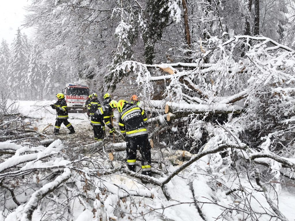 Italientief sorgt für massive Einsätze im Gemeindegebiet Preding