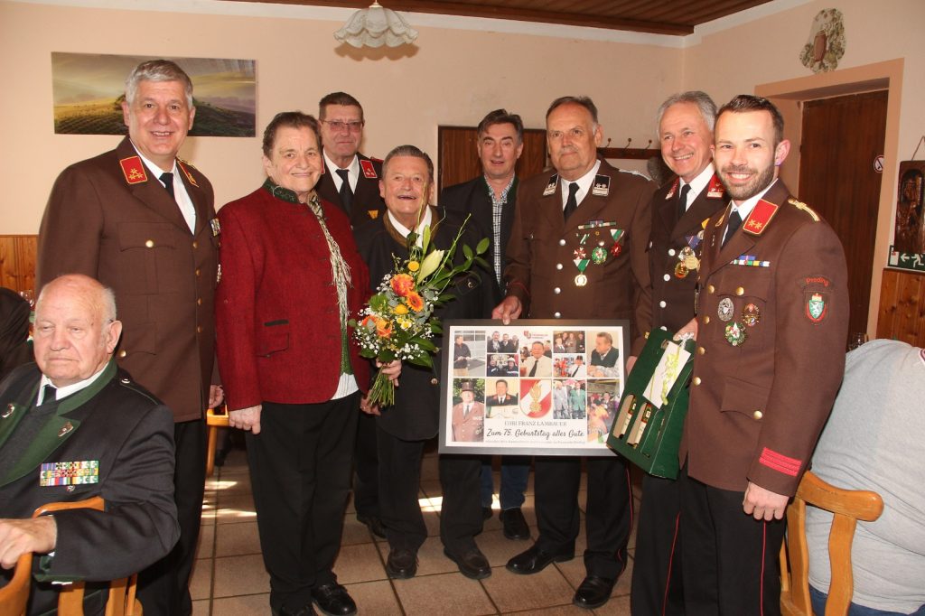 Gratulation zum 75. Geburtstag