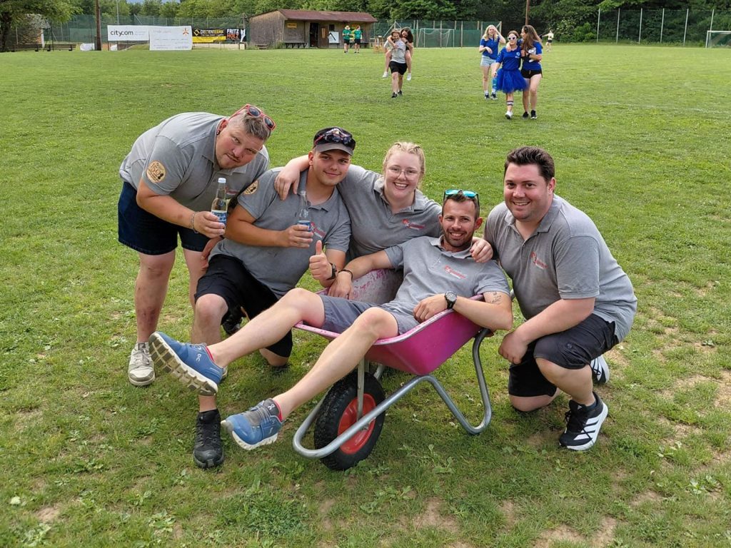 Auch Spaß muss sein: Teilnahme am Sporttag der Landjugend!