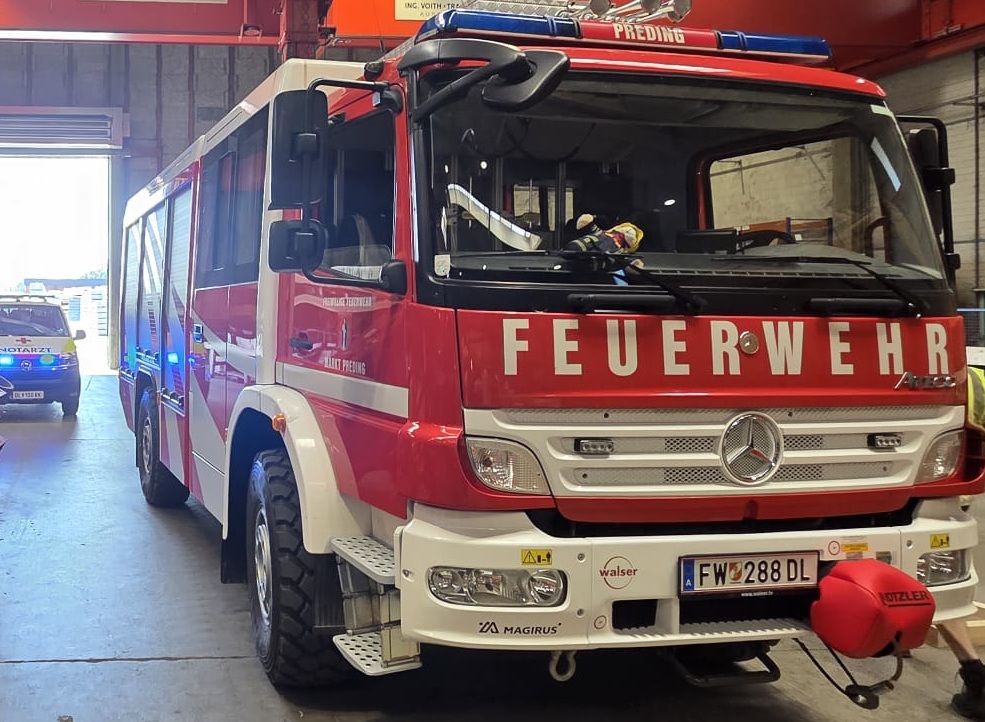 Zwei Feuerwehren am Montag 29. Juni im Einsatz