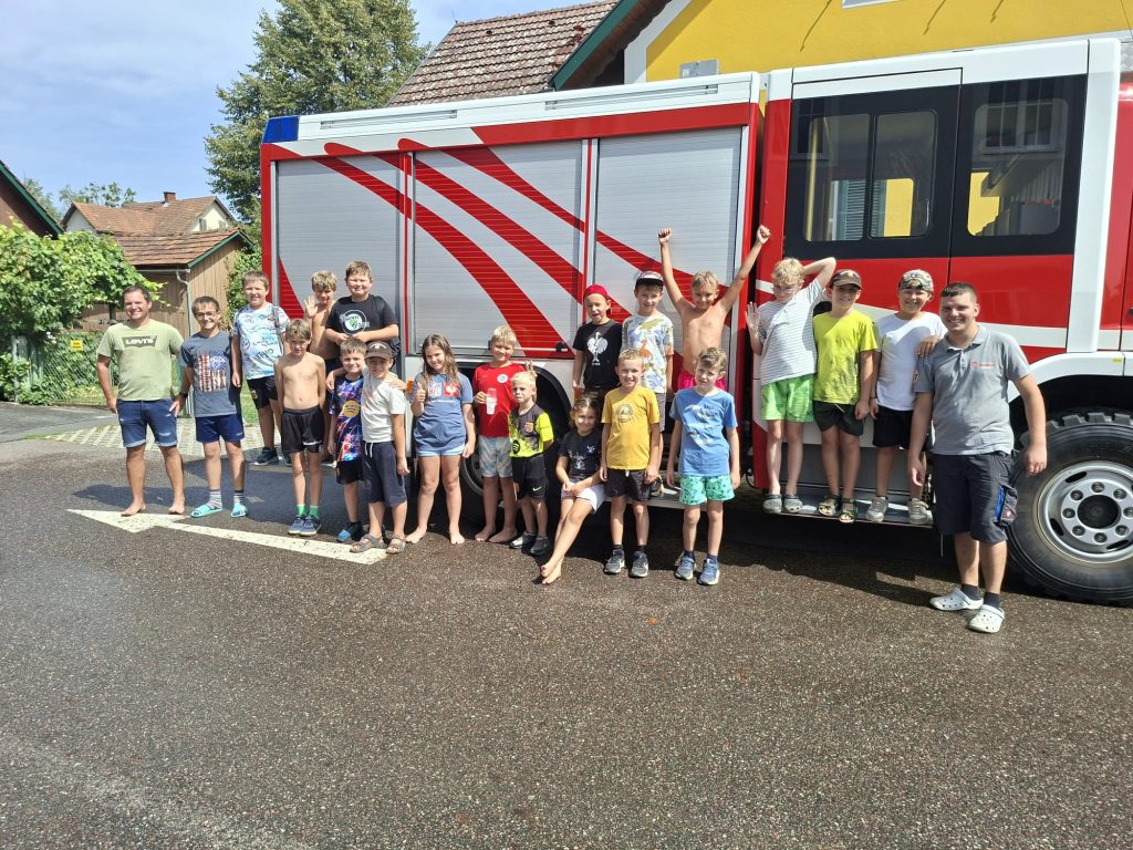 Actionreicher Ferientag bei der Feuerwehr Preding