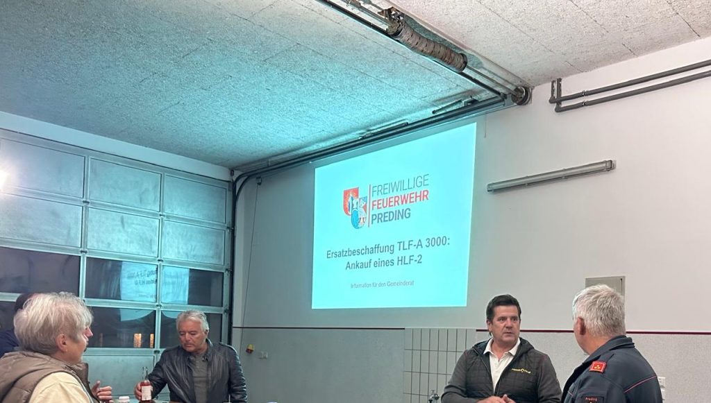 Weichen für neues Einsatzfahrzeug gestellt